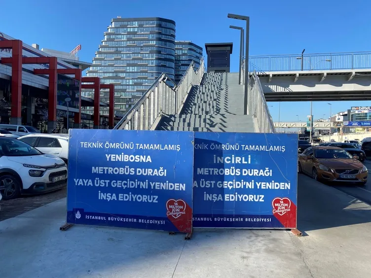 SON DAKİKA... İBB’ye Yenibosna metrobüs durağı tepkisi! Vatandaşlardan 6 aydır bitmeyen tadilata isyan etti: Sözler tutulmadı!