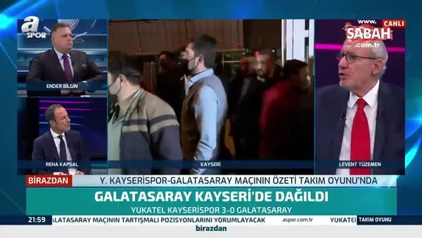 Levent Tüzemen farklı yenilgi sonrası Galatasaray'ı sert eleştirdi! | Video