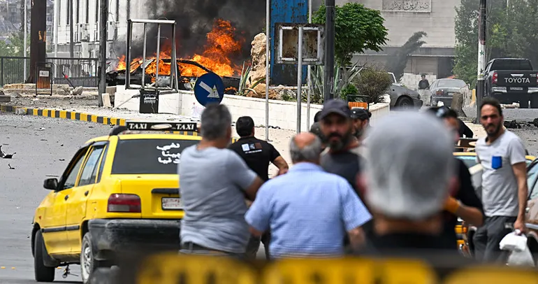Şam’da şiddetli patlama: 1 ölü