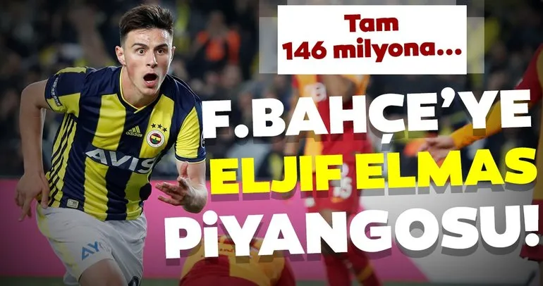 Son dakika transfer haberi: Fenerbahçe’ye Eljif Elmas piyangosu vurdu! Tam 146 milyona...