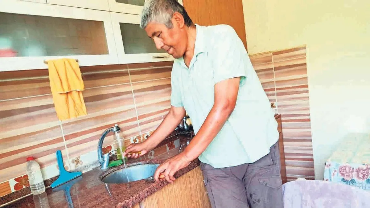 Su zammını geri çekin