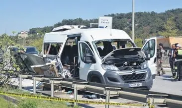 Öğrenci servisinde patlama: 7 yaralı