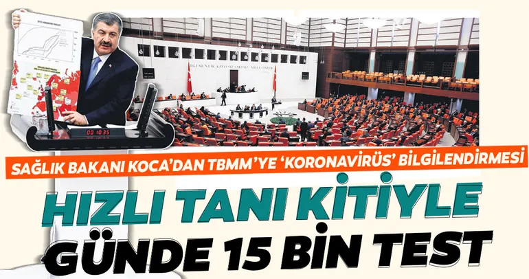 Hızlı tanı kitiyle günde 15 bin test