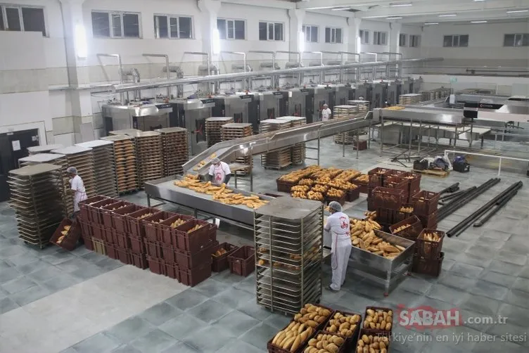 Günde 150 bin ekmek üretip, 80 kuruşa satıyor