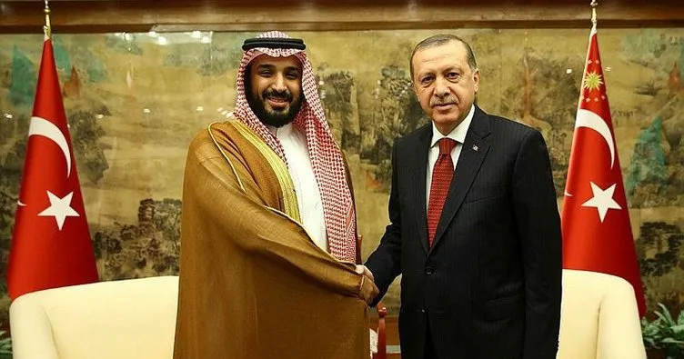 Başkan Erdoğan, Veliaht Prens Muhammed Bin Selman ile görüştü