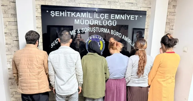 Gaziantep’te 6 firari hırsız bir arada yakalandı