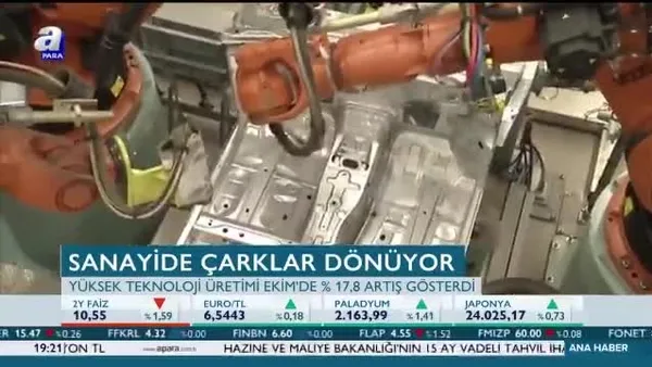 Sanayide çarklar dönüyor