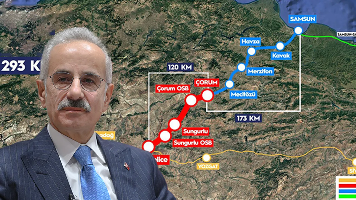 Karadeniz’e Hızlı Tren geliyor… Bakan Uraloğlu iki il arasını 2,5 saate düşürecek projeyi müjdeledi Karadeniz’e Hızlı Tren geliyor… Bakan Uraloğlu iki il arasını 2,5 saate düşürecek projeyi müjdeledi