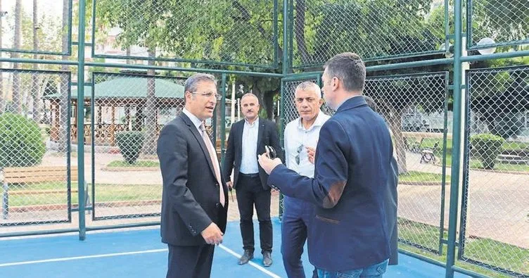 Akdeniz belediyesi spor tesislerini yeniliyor