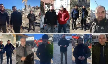SABAH 15 muhabirle deprem bölgesinde! Hem depremi yaşadılar hem gazetecilik yaptılar