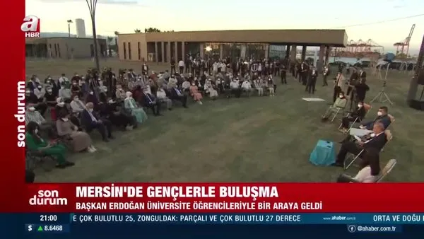 Başkan Erdoğan Mersin'de gençlerle buluştu | Video