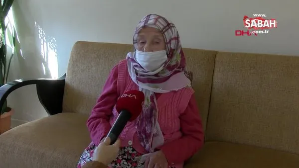 Rize'de koronavirüsü yenen 105 yaşındaki Emine Nine'den uyarı | Video
