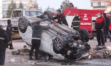 İki aracın karıştığı kazada 7 kişi yaralandı