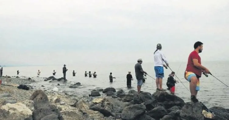 Balıkçılar İznik Gölü’nde yarıştı