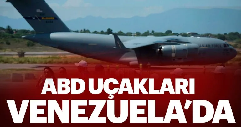 ABD’nin yardım uçakları Venezuela sınırında