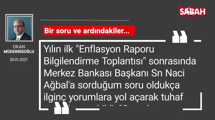 Okan Müderrisoğlu | Bir soru ve ardındakiler...