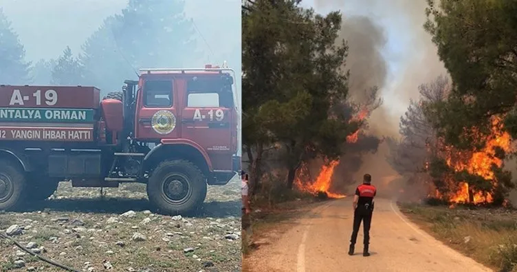 Adana’da ve Antalya’da orman yangını