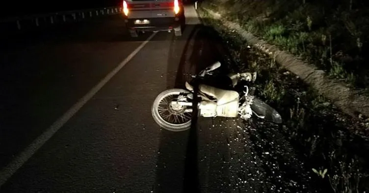 Bariyere çarpan motosikletin sürücüsü hayatını kaybetti