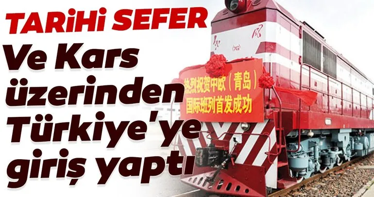 Çin’den Avrupa’ya gidecek ilk yük treni 6 Kasım’da Ankara’da