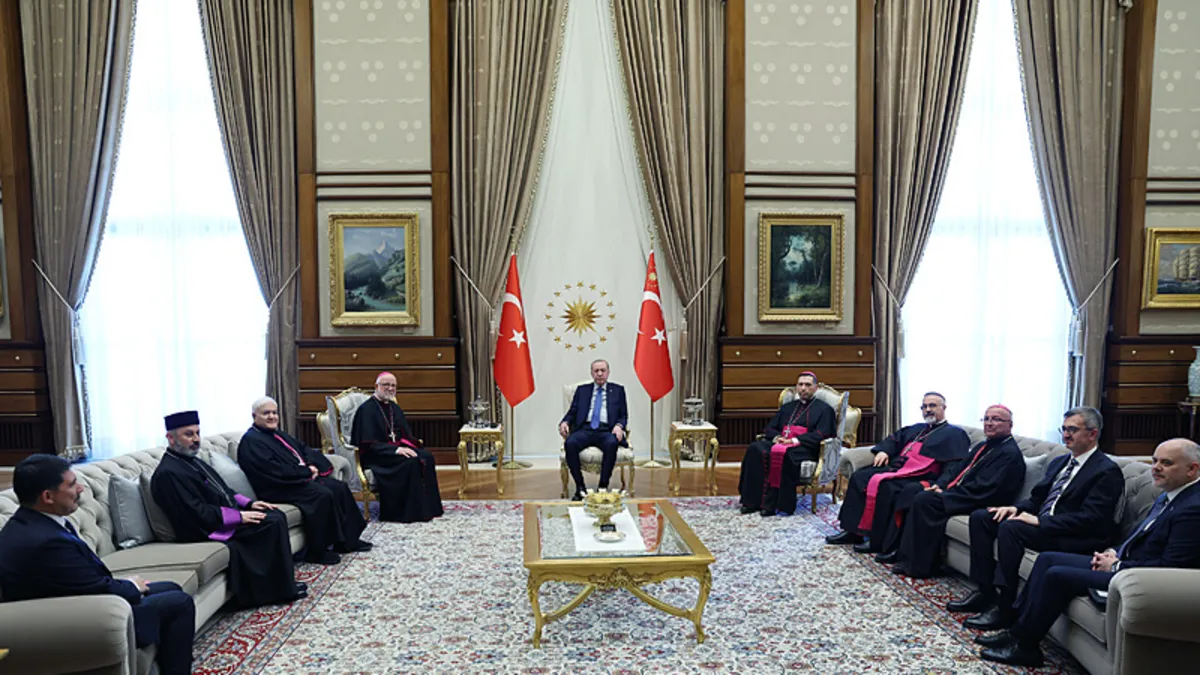 Başkan Erdoğan, Türkiye Katolik Episkoposlar heyetini kabul etti