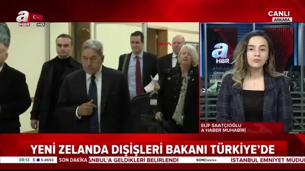 Yeni Zelanda Dışişleri Bakanı İstanbul'a geldi