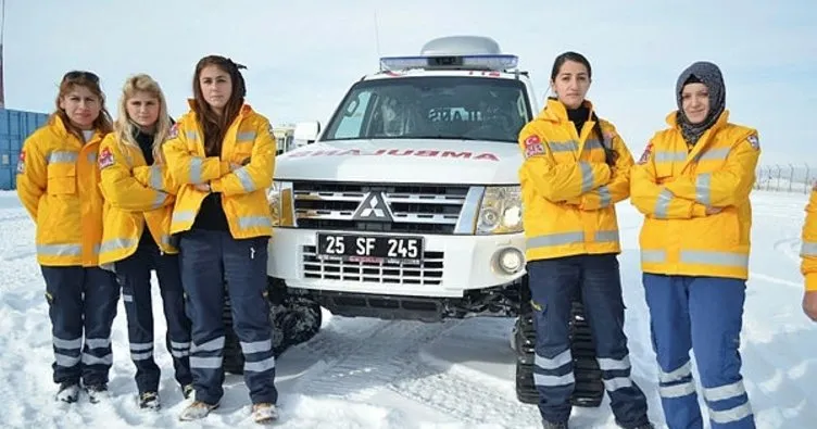 Erzurum İl Sağlık Müdürlüğü ekipleri şifa dağıtıyor