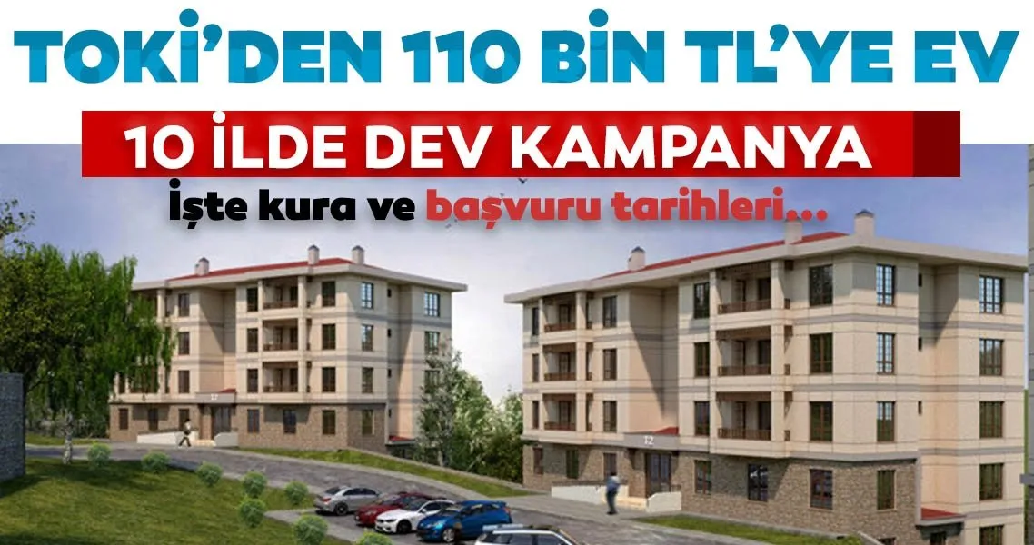 toki den 110 bin tl ye ev iste toki