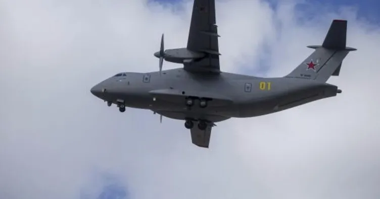 Rusya’da askeri kargo uçağı yere çakıldı