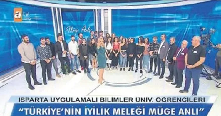 Müge Anlı’ya plaket