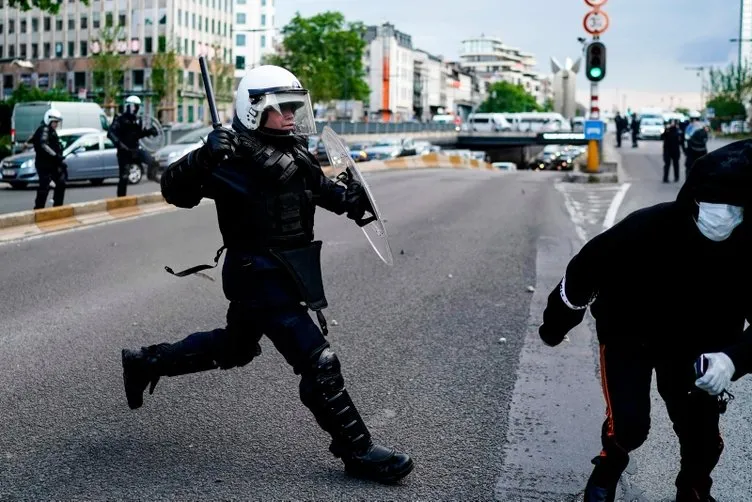 Brüksel'deki ırkçılık karşıtı gösterinin ardından lüks mağazalar yağmalandı