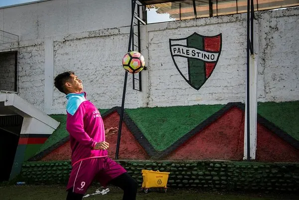 Şilili Filistinlilerin takımı Palestino'ya Türkiye'den destek