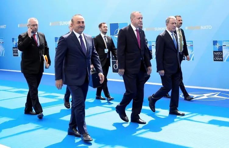 Başkan Erdoğan’ın da katıldığı NATO zirvesinden ilk kareler...