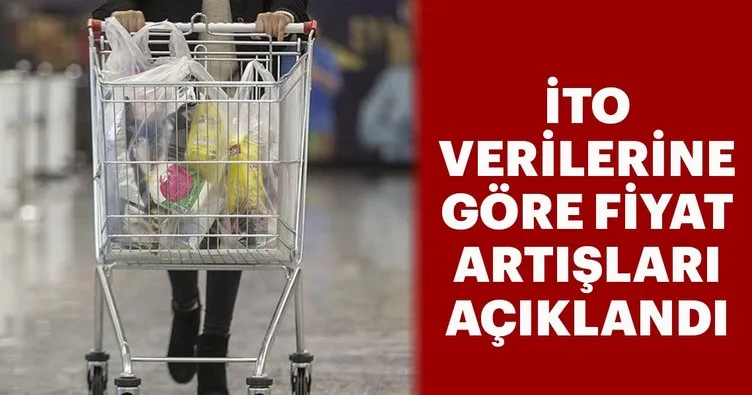 İTO verilerine göre İstanbul’da fiyat artışları açıklandı