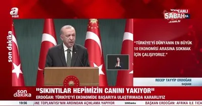 Son dakika haberleri: Başkan Erdoğan’dan Kabine Toplantısı sonrası önemli açıklamalar! | Video