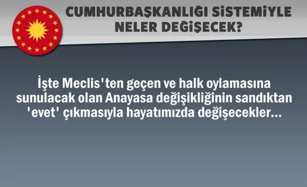 Sandıktan evet çıkarsa hayatımızda neler değişecek?