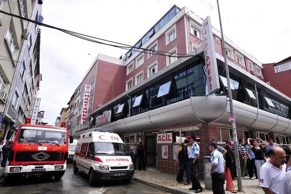 Özel Çapa Hastanesi'nde yangın