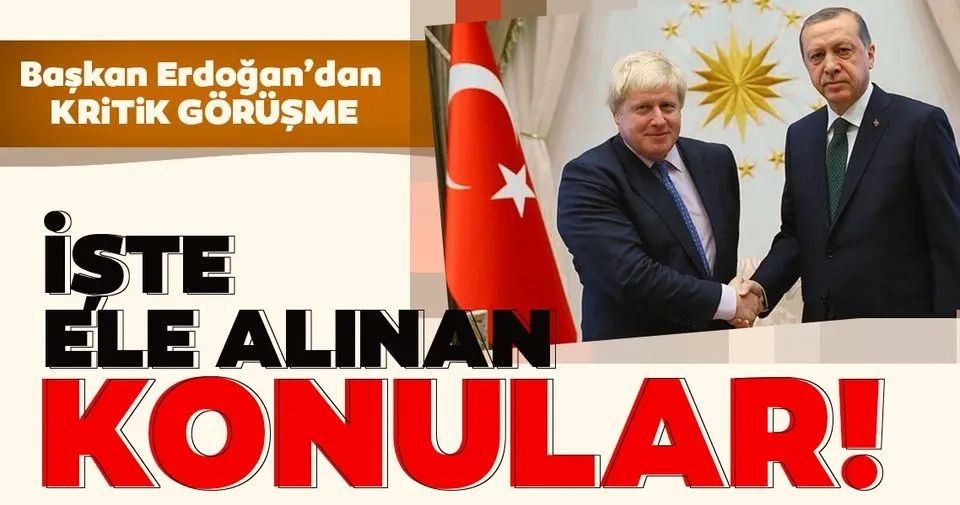 Breaking News – Ο Πρόεδρος Ερντογάν συναντά τον Πρωθυπουργό της Βρετανίας Τζόνσον!  Εδώ είναι τα θέματα που καλύπτονται