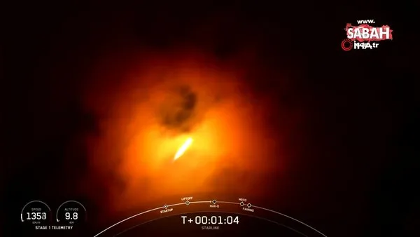 SpaceX’in Falcon 9 roketi 54 Starlink uydusunu daha yörüngeye gönderdi | Video