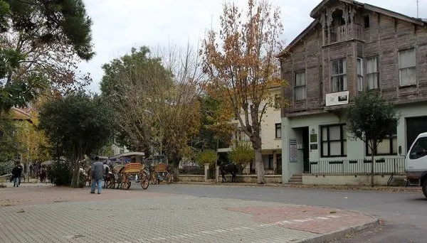 Büyükada'da fayton kazası