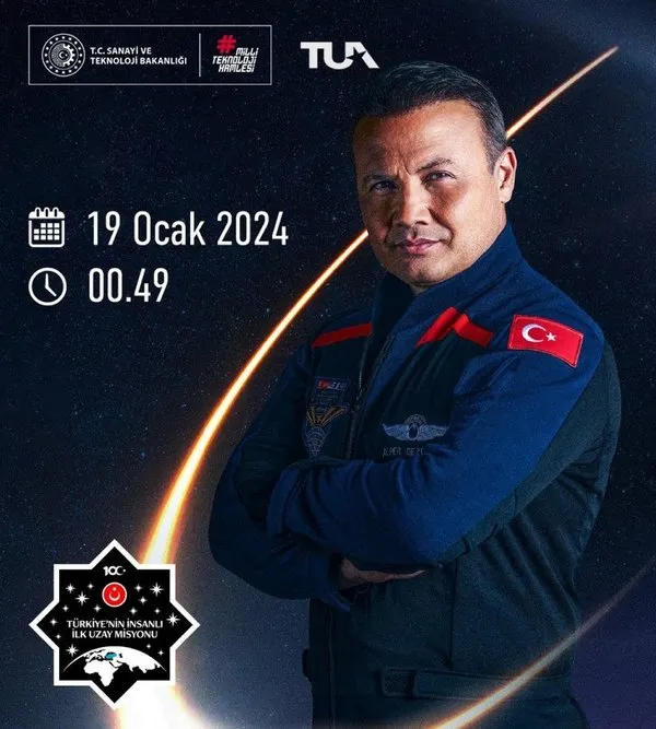 Türk astronot Alper Gezeravcı uzaya gidiyor! İşte uzay menüsü: Et haşlama, pilav hatta...
