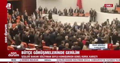 Bütçe görüşmelerinde gerginlik | VİDEO
