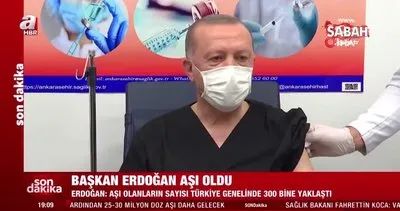 Son dakika haberi: Başkan Erdoğan’dan aşı sonrası ilk açıklama | Video