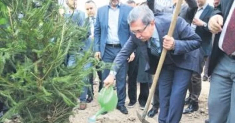 Karabağ Parkı’na 700 ağaç dikildi