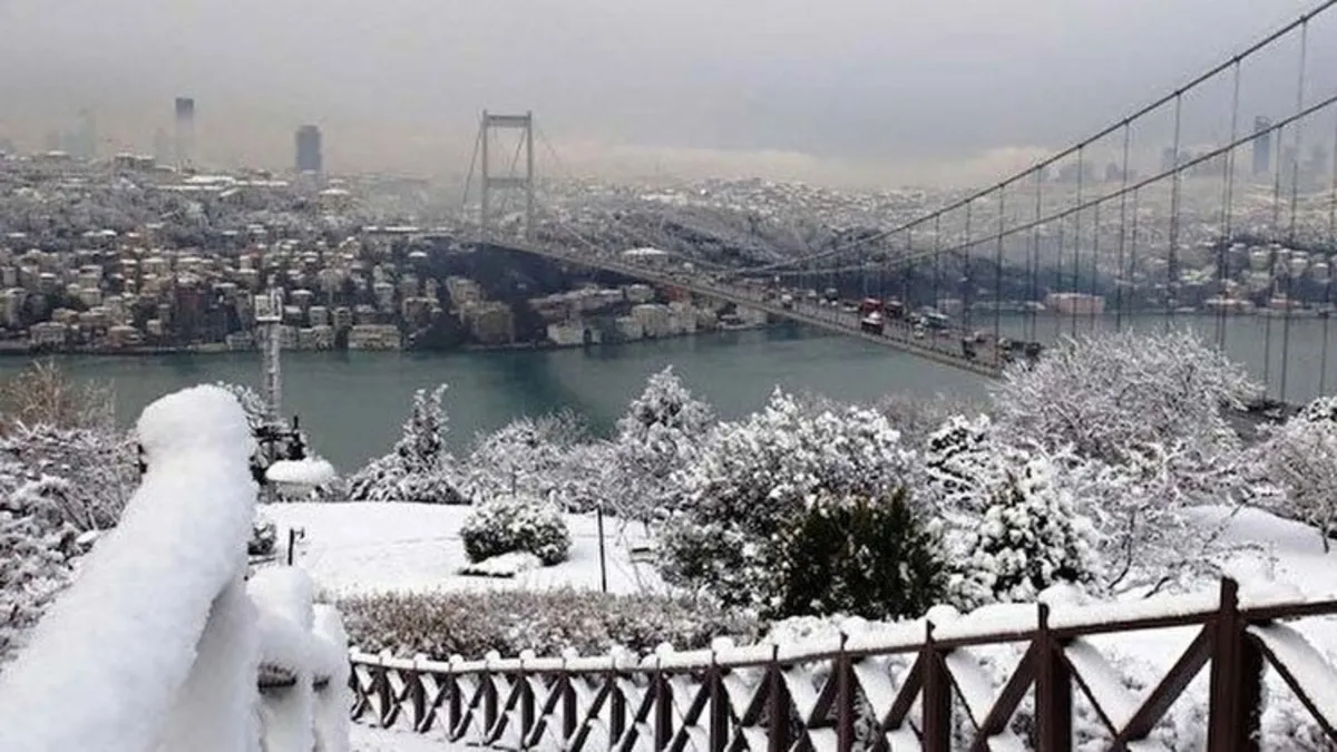 İstanbul için kar uyarısı! Meteoroloji beklenen tarihi açıkladı! İstanbul’a kar ne zaman yağacak?