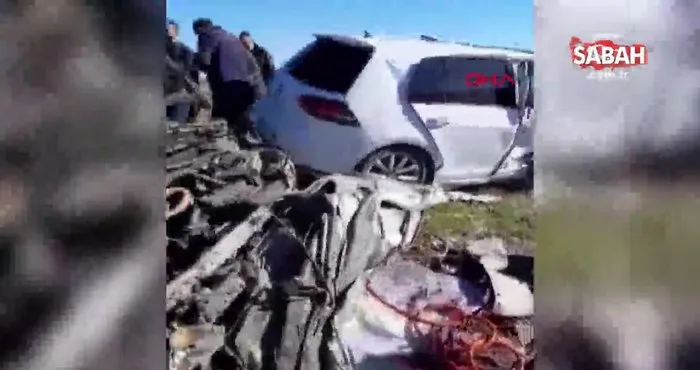 Diyarbakır’da feci kaza! 2 ölü, 1 yaralı | Video