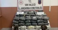 Van’da Jandarma ekiplerinden operasyon! 90 kilo uyuşturucu madde yakalandı