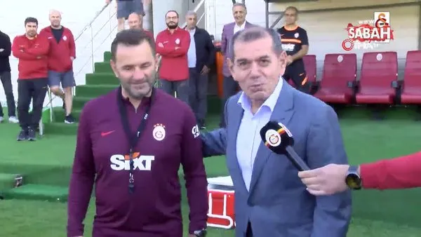 Galatasaray antrenmanında Okan Buruk'un doğum günü kutlandı | Video