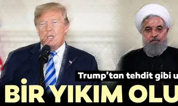 ABD Başkanı Trump’tan son dakika İran açıklaması