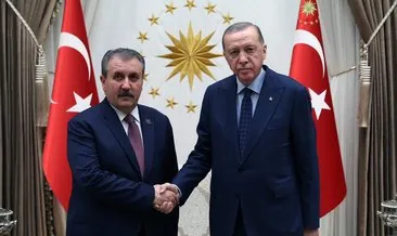 Başkan Erdoğan, BBP Genel Başkanı Destici’yi kabul etti