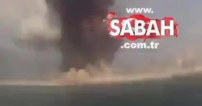 Son dakika! Beyrut’taki patlamadan inanılmaz görüntüler! | Video